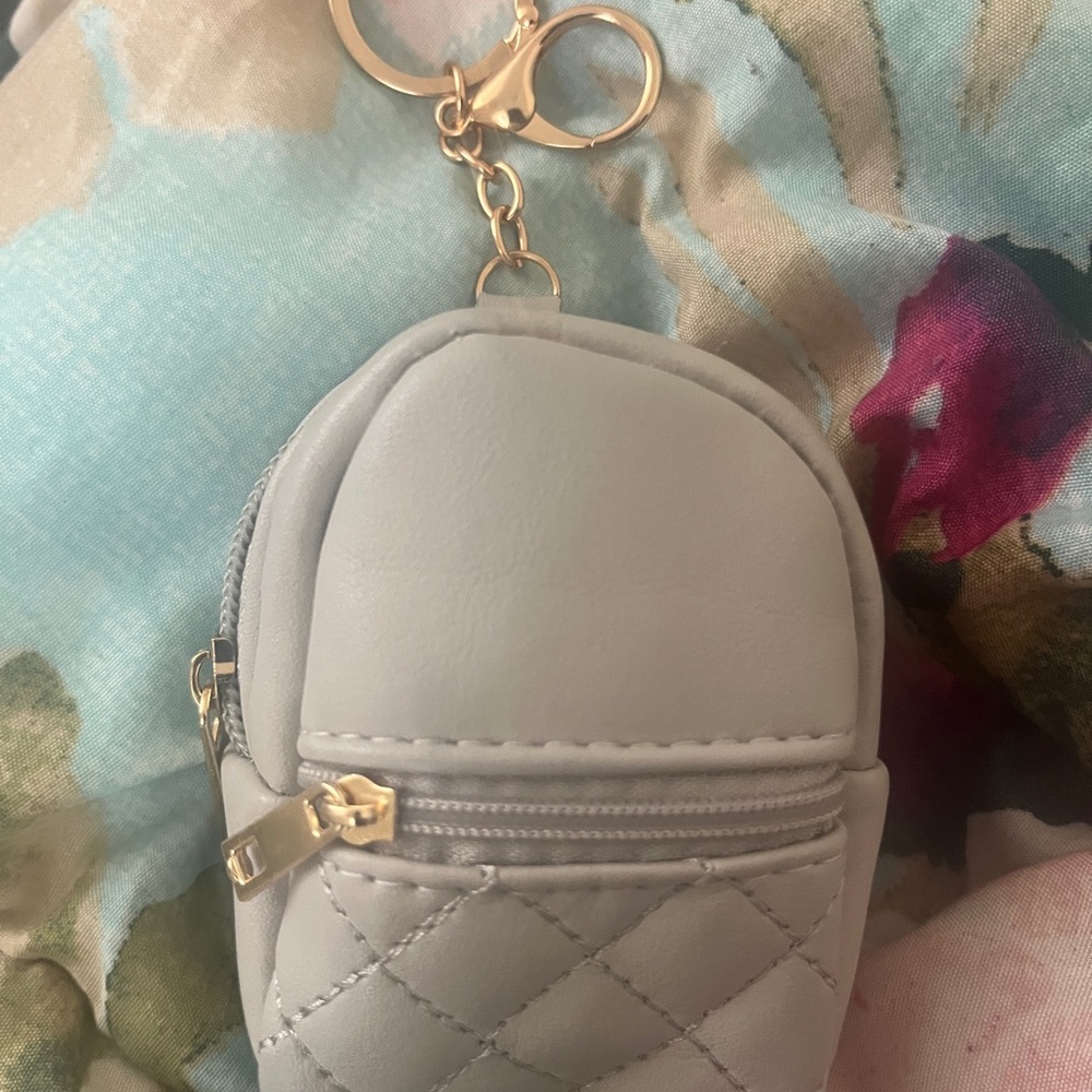 Mini Quilted bag Keychain